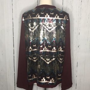 Blinged out Sequin Cardigan